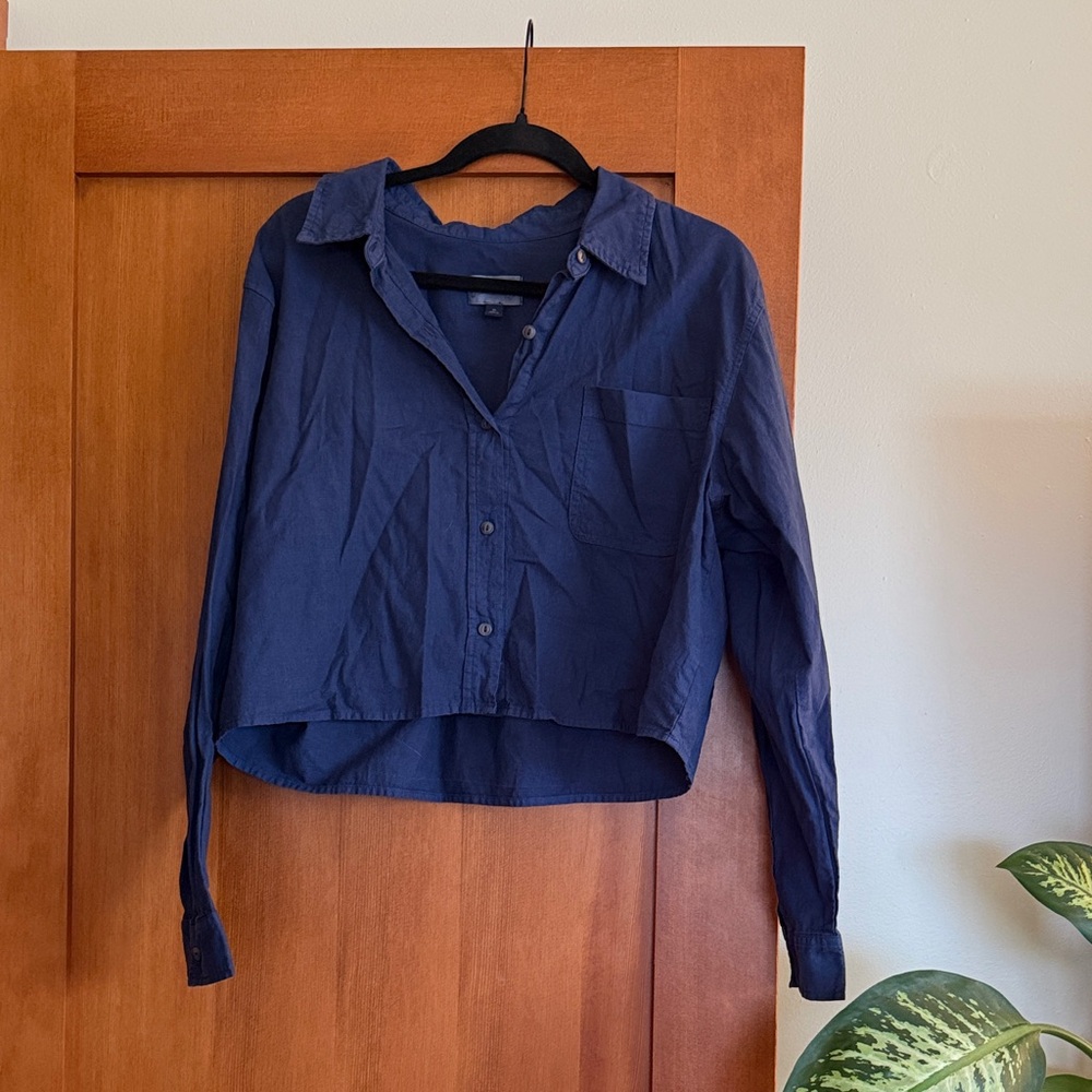 Universal Thread Navy Blue Button Down